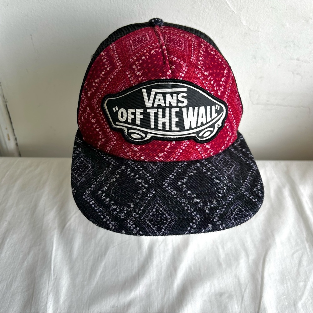 Vans Off The Wall Beach Girl Bandana Trucker Hat Cap
